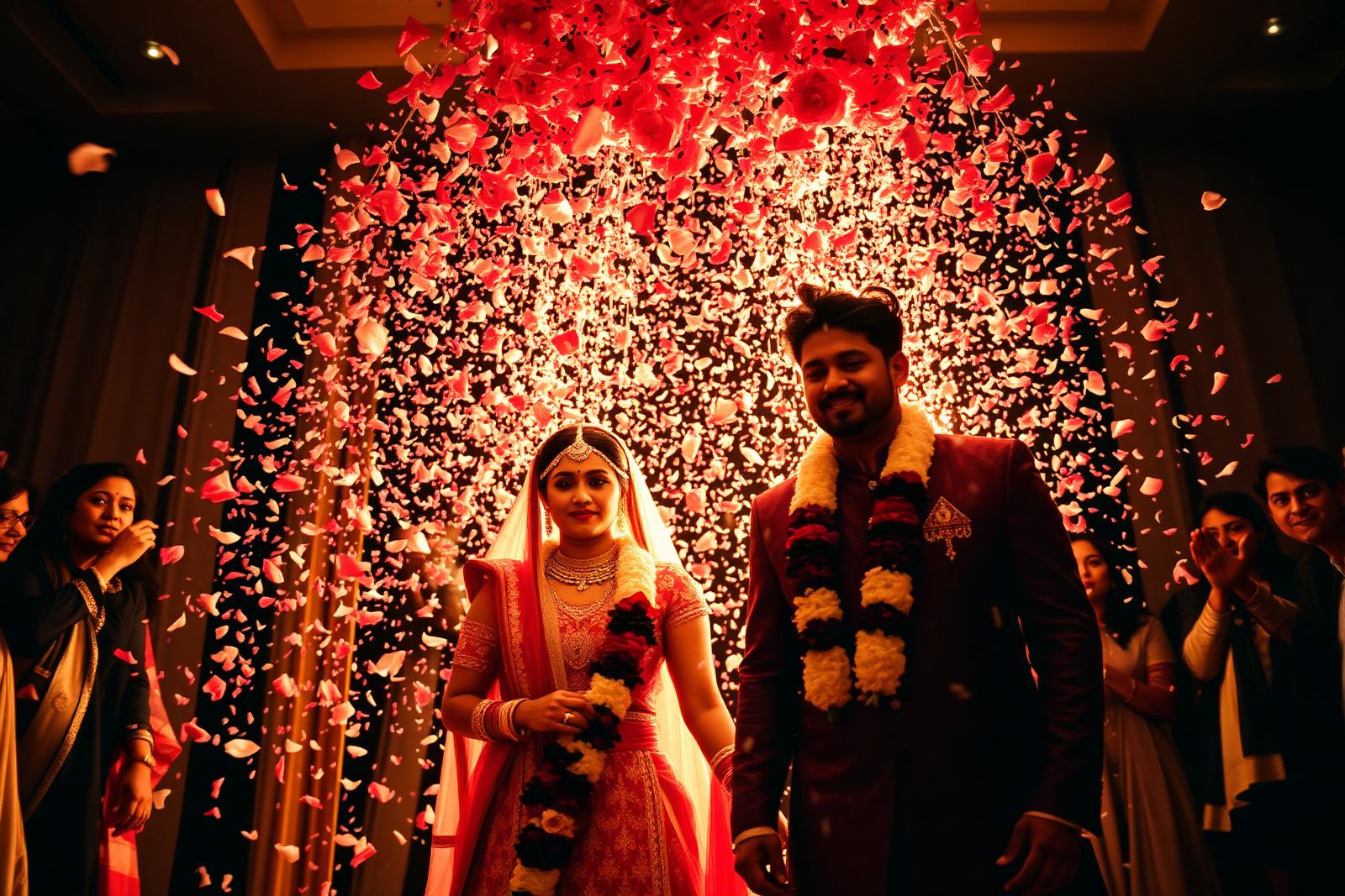 Rose Petal Entry — Bangalore special effects